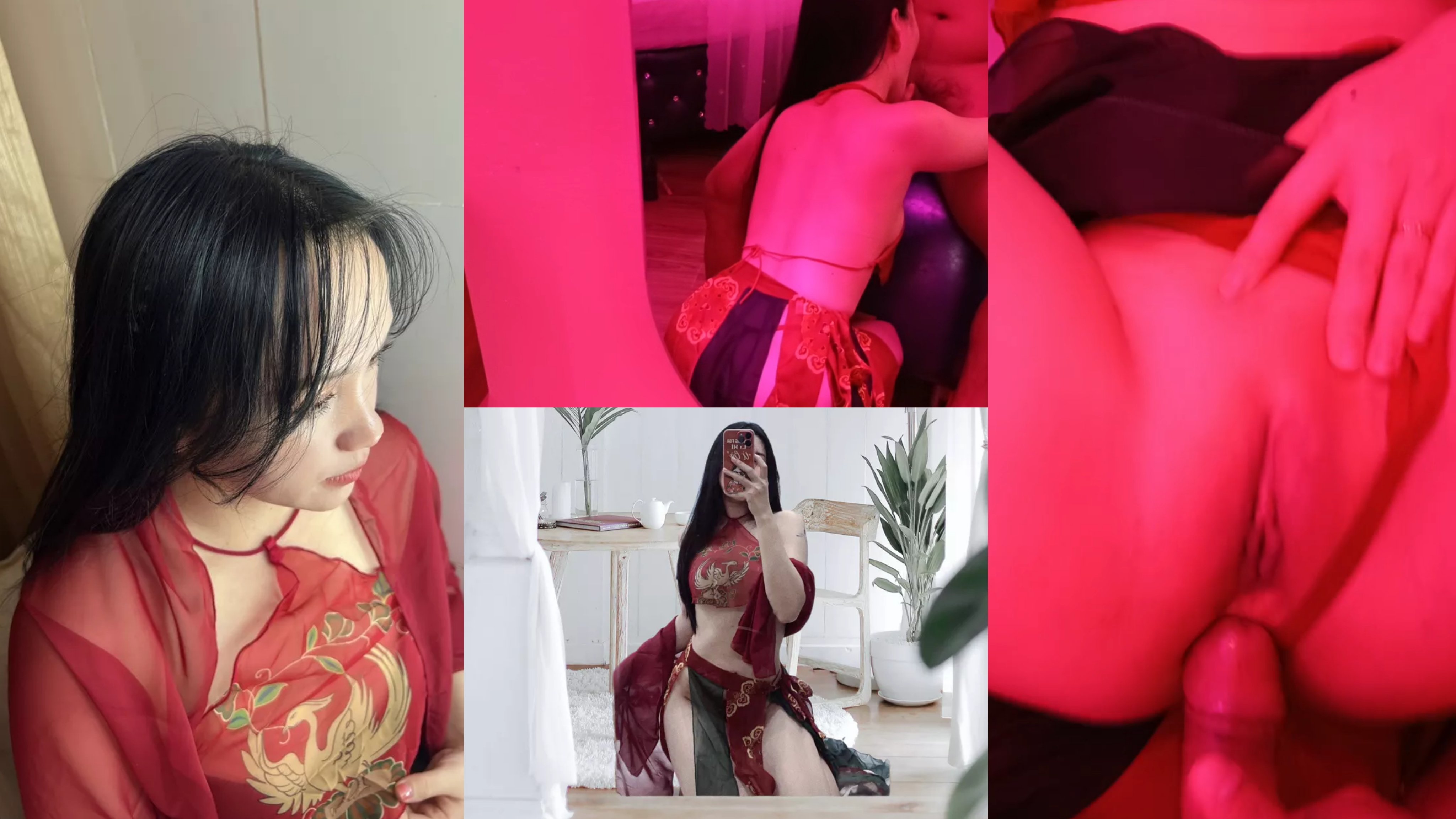 Em cosplay cổ trang dâm đãng anh bắn trong luôn